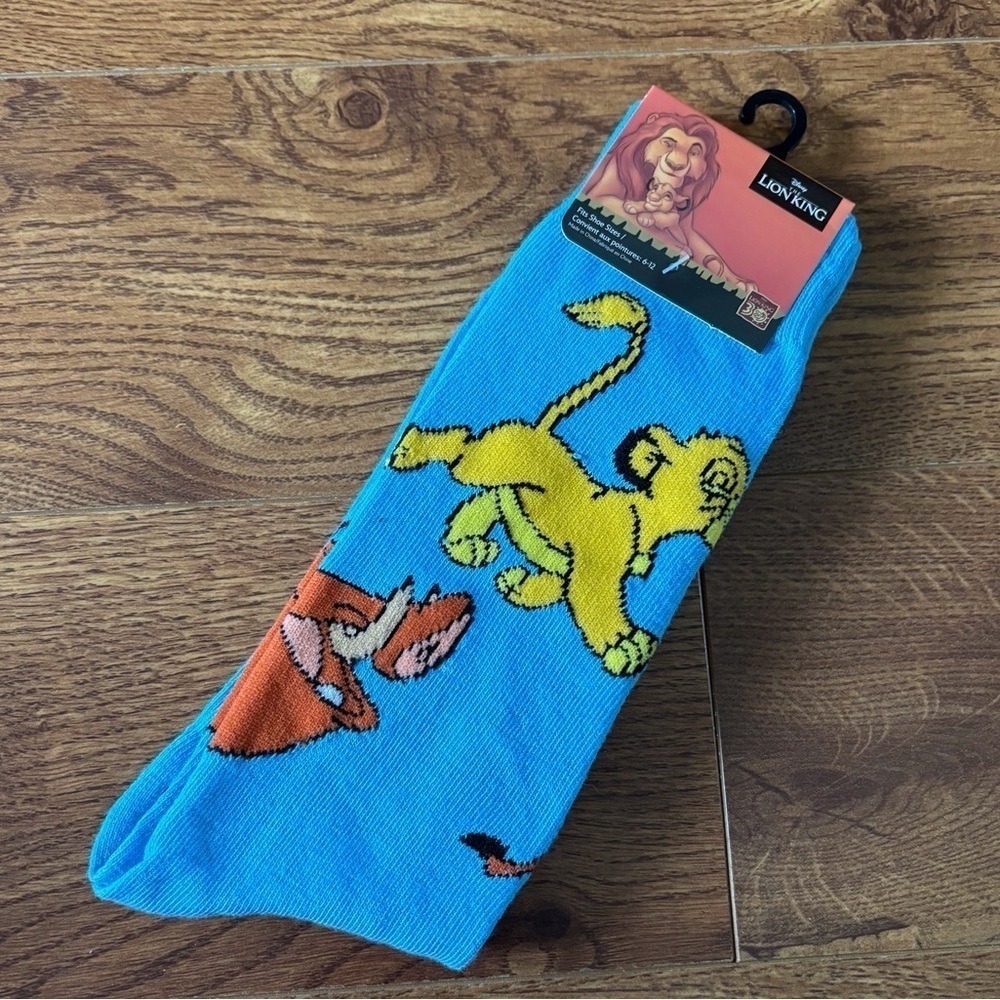 Disney The Lion King Blue crew Socks